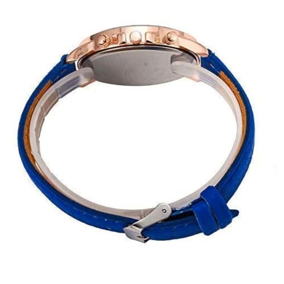 Blue Roman Numerals Analog Quartz Watch NWT - Picture 4 of 10